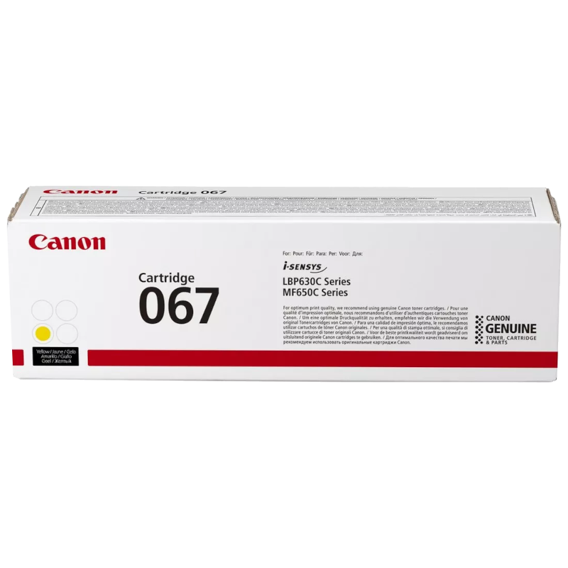 Картридж Canon 067 Yellow Toner Cartridge (5099C002)